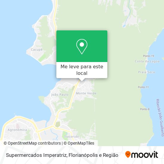 Supermercados Imperatriz mapa