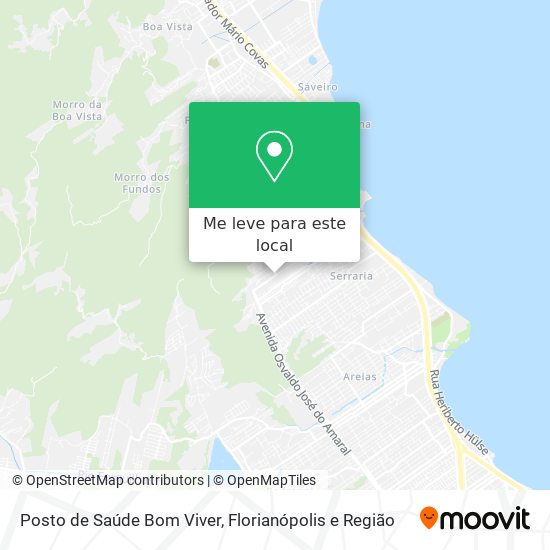 Posto de Saúde Bom Viver mapa