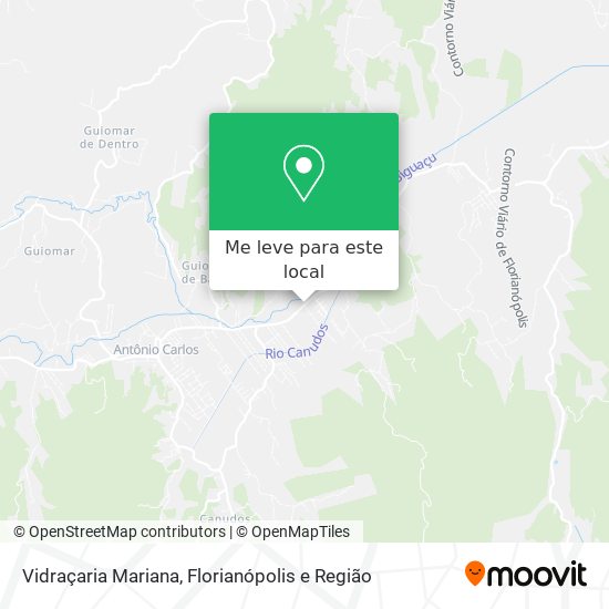 Vidraçaria Mariana mapa