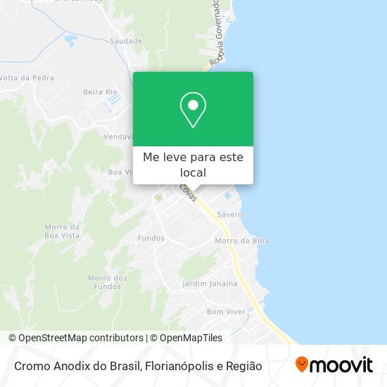 Cromo Anodix do Brasil mapa