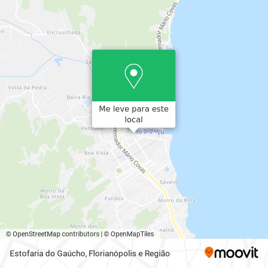 Estofaria do Gaúcho mapa