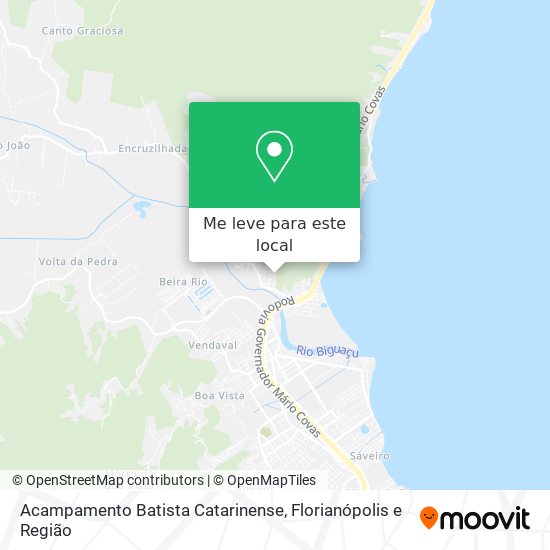Acampamento Batista Catarinense mapa