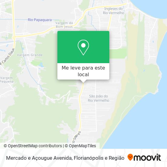Mercado e Açougue Avenida mapa