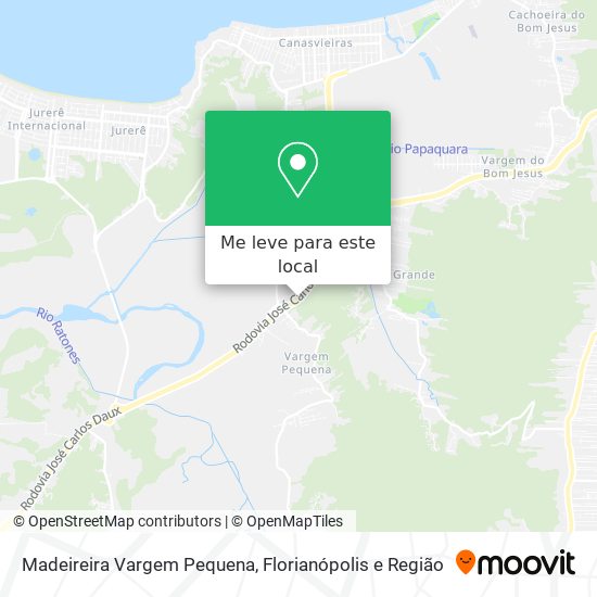 Madeireira Vargem Pequena mapa