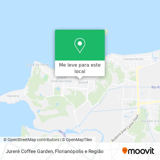 Jurerê Coffee Garden mapa