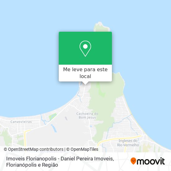 Imoveis Florianopolis - Daniel Pereira Imoveis mapa