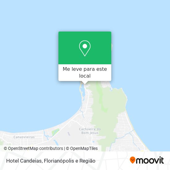Hotel Candeias mapa
