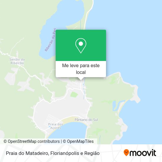 Praia do Matadeiro mapa