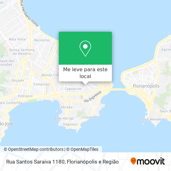 Rua Santos Saraiva 1180 mapa
