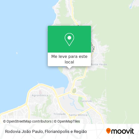 Rodovia João Paulo mapa