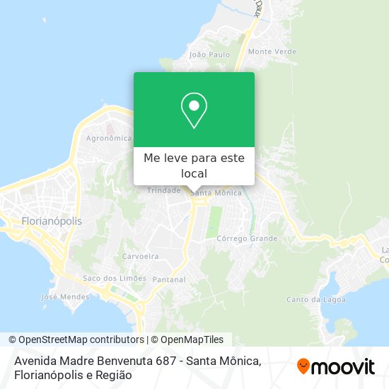 Avenida Madre Benvenuta 687 - Santa Mônica mapa