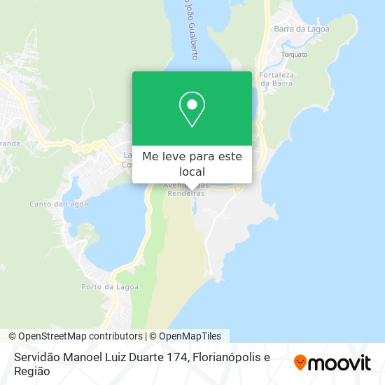 Servidão Manoel Luiz Duarte 174 mapa