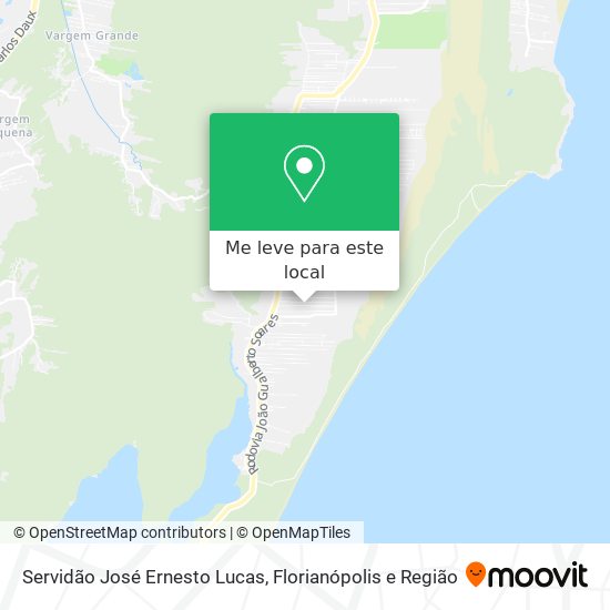 Servidão José Ernesto Lucas mapa