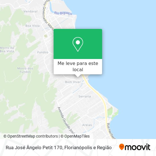 Rua José Ângelo Petit 170 mapa