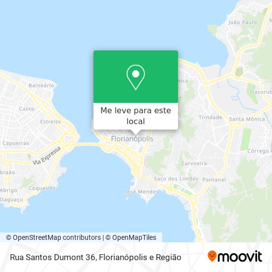 Rua Santos Dumont 36 mapa