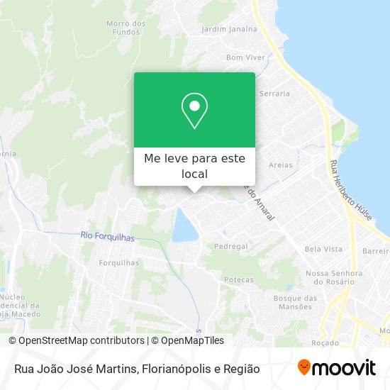 Rua João José Martins mapa