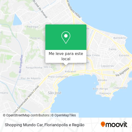 Shopping Mundo Car mapa