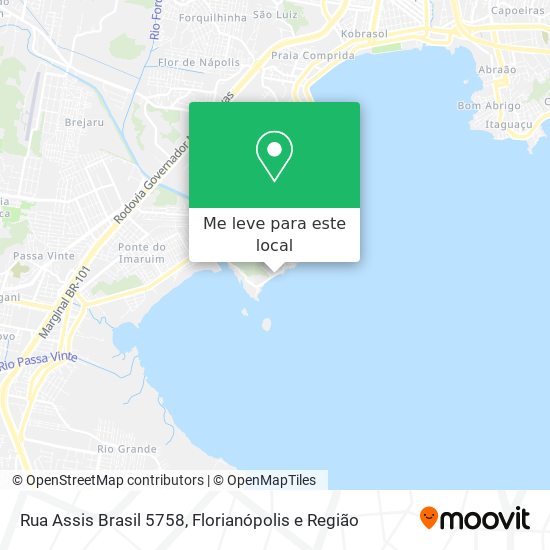 Rua Assis Brasil 5758 mapa