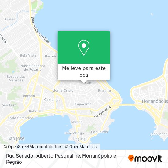 Rua Senador Alberto Pasqualine mapa