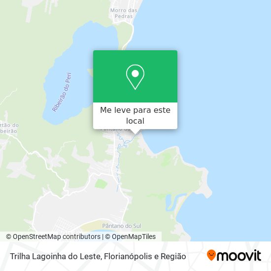 Trilha Lagoinha do Leste mapa
