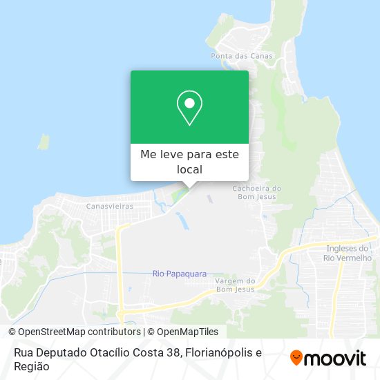 Rua Deputado Otacílio Costa 38 mapa