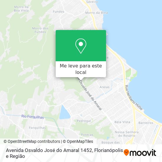 Avenida Osvaldo José do Amaral 1452 mapa