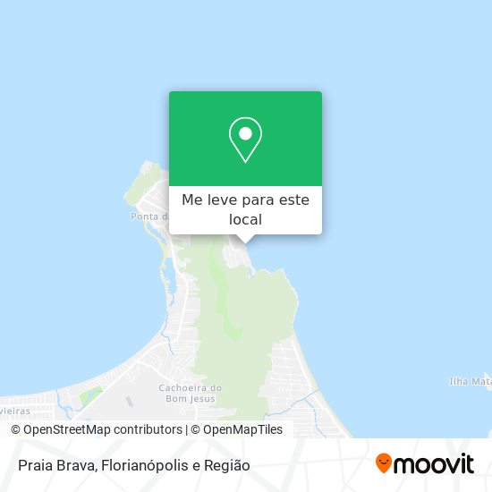 Praia Brava mapa