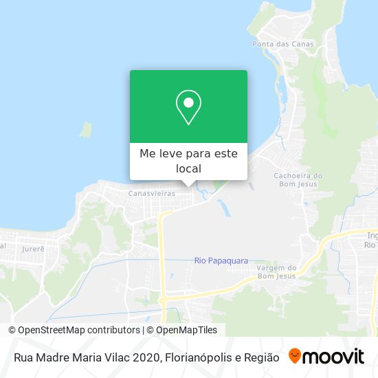 Rua Madre Maria Vilac 2020 mapa