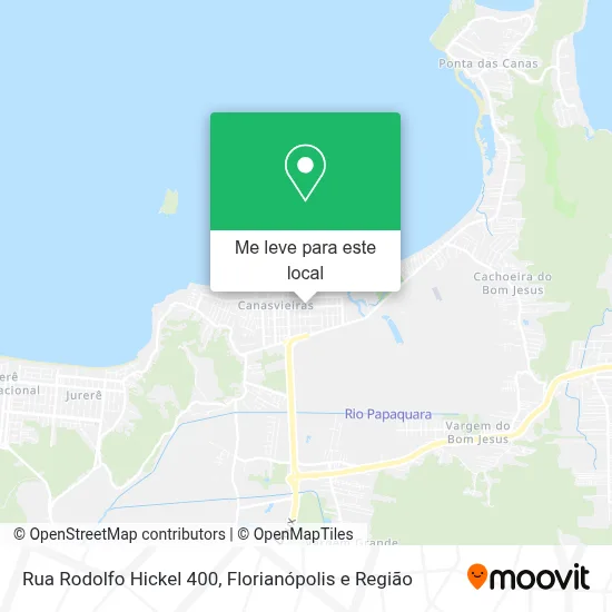 Rua Rodolfo Hickel 400 mapa