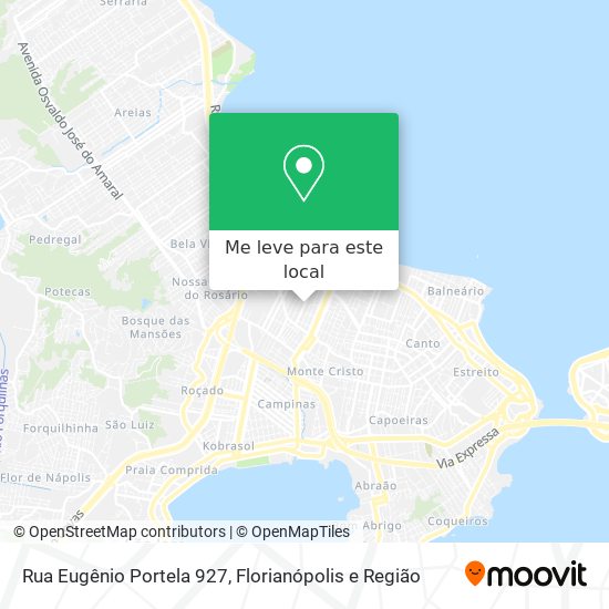 Rua Eugênio Portela 927 mapa