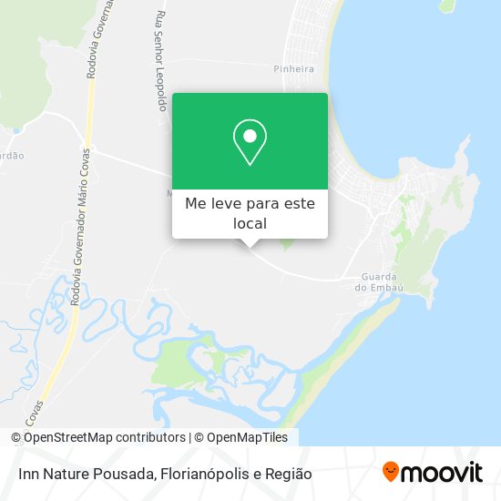 Inn Nature Pousada mapa
