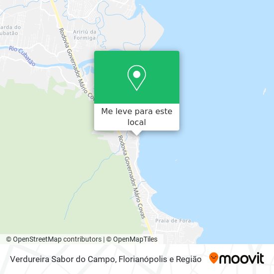 Verdureira Sabor do Campo mapa