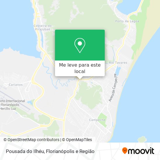 Pousada do Ilhéu mapa