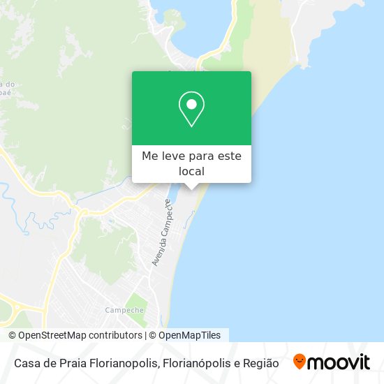 Casa de Praia Florianopolis mapa