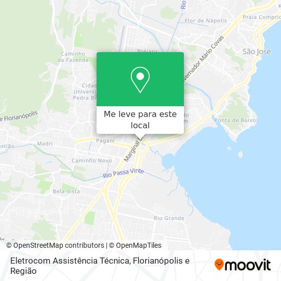 Eletrocom Assistência Técnica mapa