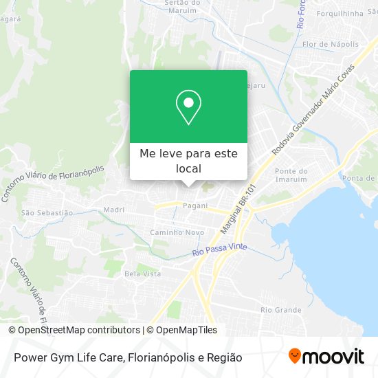 Power Gym Life Care mapa