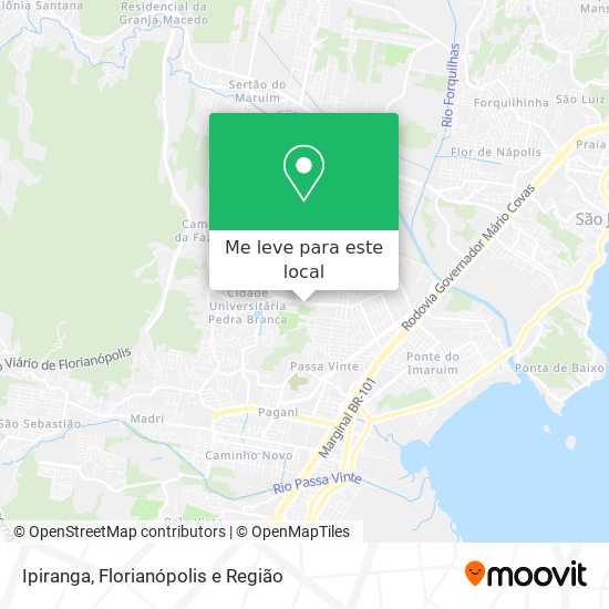 Ipiranga mapa