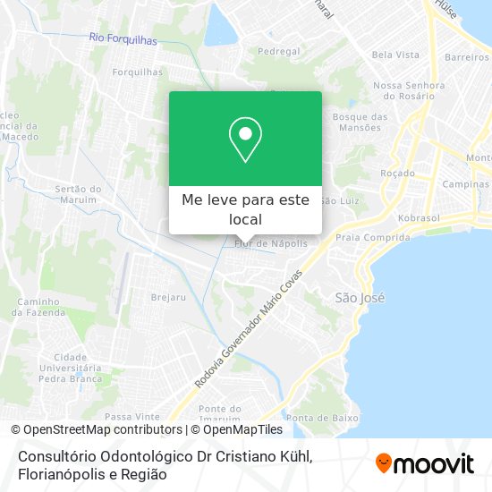 Consultório Odontológico Dr Cristiano Kühl mapa