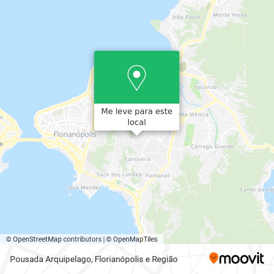 Pousada Arquipelago mapa