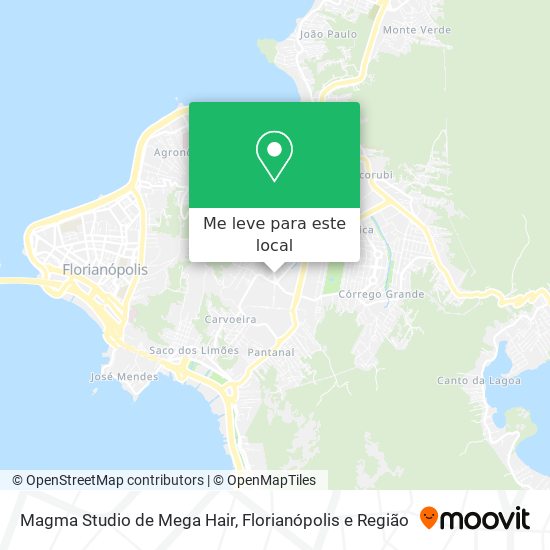 Magma Studio de Mega Hair mapa