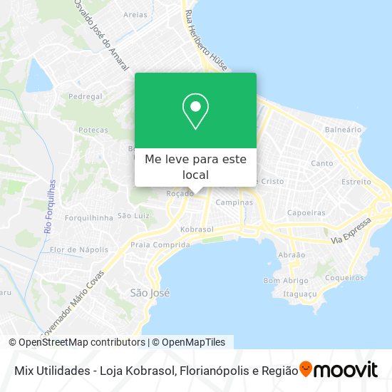 Mix Utilidades - Loja Kobrasol mapa