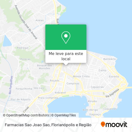 Farmacias Sao Joao Sao mapa