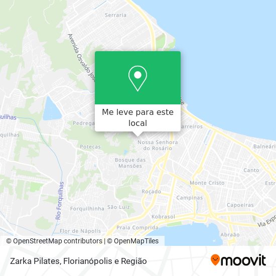 Zarka Pilates mapa