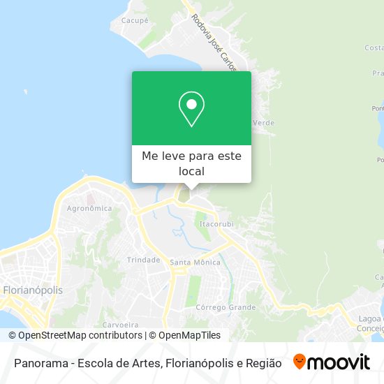 Panorama - Escola de Artes mapa