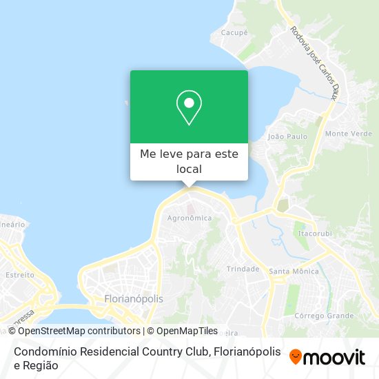 Condomínio Residencial Country Club mapa