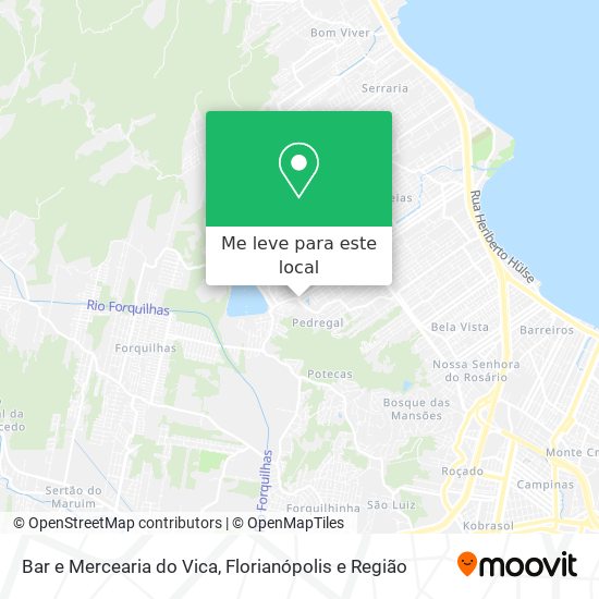 Bar e Mercearia do Vica mapa