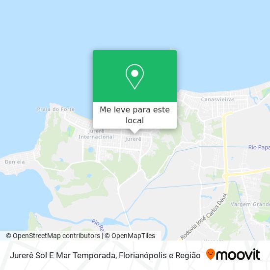 Jurerê Sol E Mar Temporada mapa