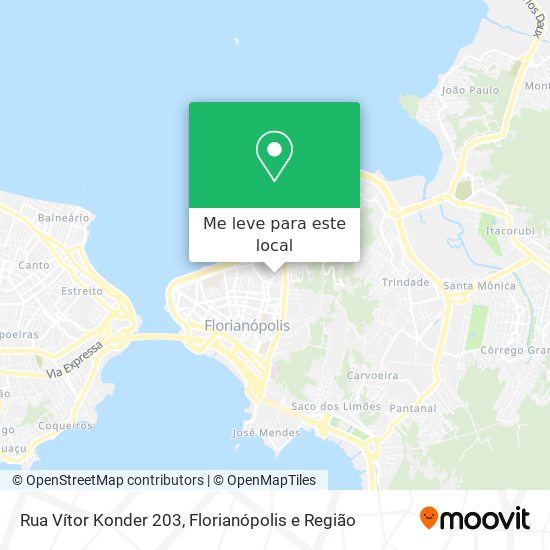Rua Vítor Konder 203 mapa