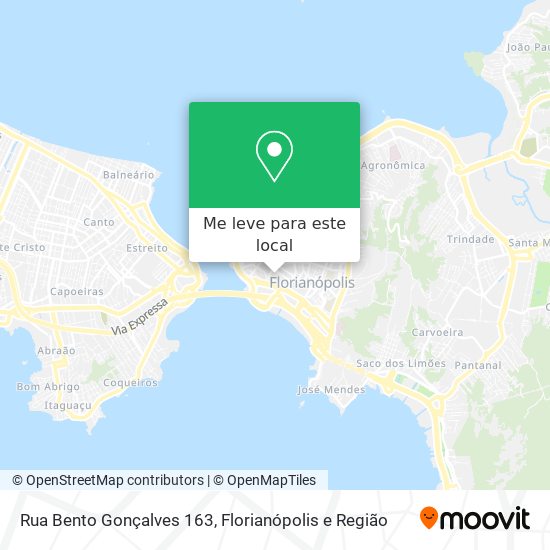 Rua Bento Gonçalves 163 mapa