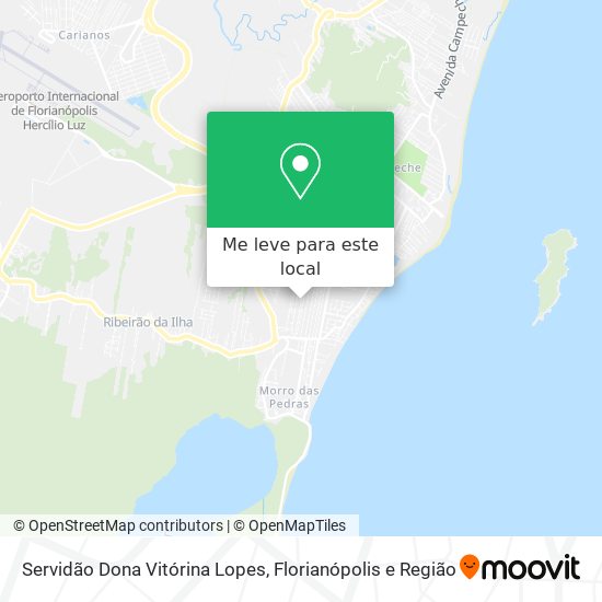 Servidão Dona Vitórina Lopes mapa